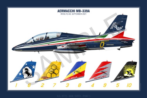Aermacchi 339a squadron - mb-339a,