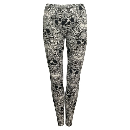 Leggings donna - leggings, teschio
