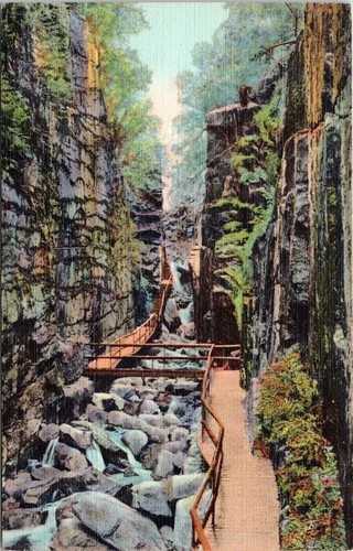 Cartolina franconia notch - franconia,