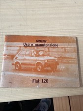 libretto uso e manutenzione