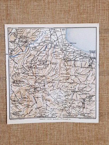 Carta geografica mappa del - carta, o