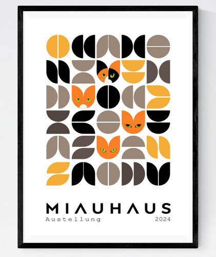 Poster mostra moderno bauhaus - poster,