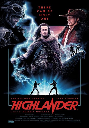 Highlander affiche de - highlander,