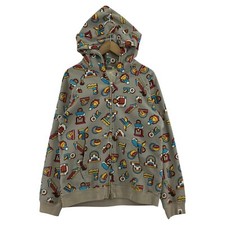 Felpa con cappuccio e zip Bape