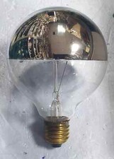 LAMPADA ILESA CUPOLA ARGENTATA