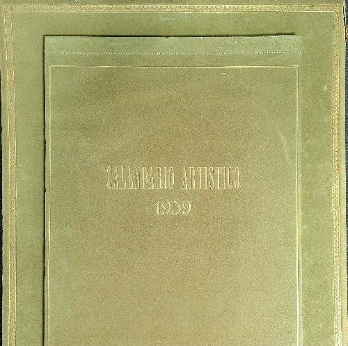 Calendario artistico 1959 - artistico,