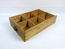 Cassetto Legno Antico Attrezzi Estraibile Porta Oggetti e Maniglia Vintage UV