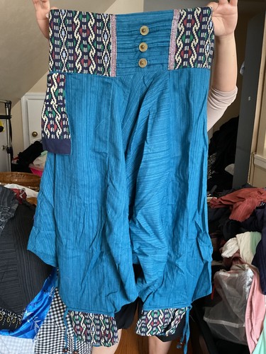 Pantalone tailandia blu - pantalone,