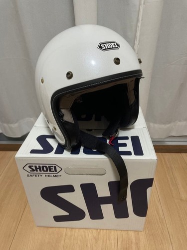 Shoei luminous white jet - j.o+,