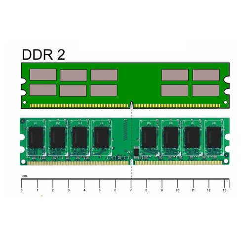 Memoria ram ddr2 1gb - memoria,
