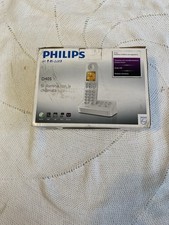 Telefono cordless Philips D405 Bianco con segreteria, display e tastiera
