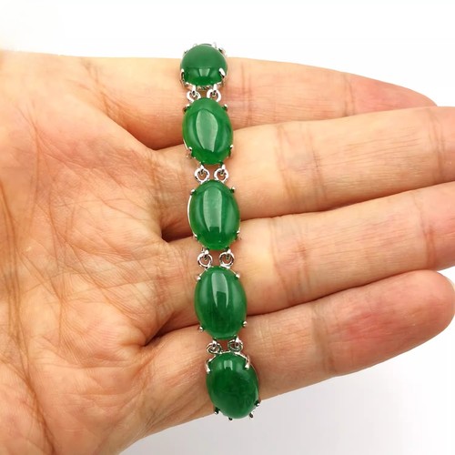 Bracciale perline giada - bracciale,