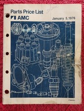 1976 AMC RICAMBI LISTINO PREZZI NUMERO PARTE 236 pagine catalogo RARO
