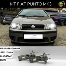 KIT LED FIAT PUNTO MK3 188 6500K BIANCO 6000 LUMEN ANABBAGLIANTI