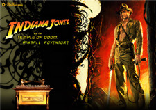 Williams Indiana Jones flipper traslite opera d'arte alternativa #1