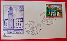 Busta primo giorno FDC Capitolium 434 RIVA DEL GARDA Veduta panoramica 1981