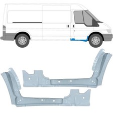 FORD TRANSIT 2000-2013 PANNELLO RIPARAZIONE BATTITACCO PORTIERA INTERNO ANTERIORE / COPPIA