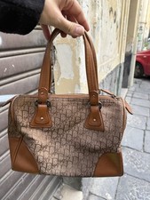 borsa Dior vintage anni 70 monogram beige canvas leather pelle luxury bauletto