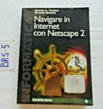 LIBRO INFORMATICA NAVIGARE IN INTERNET CON NETSCAPE 2  ILLUSTRATO  OTTIMO