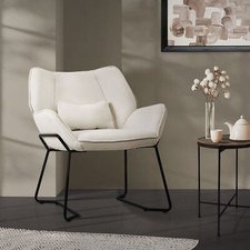 Poltroncina reclinabile beige