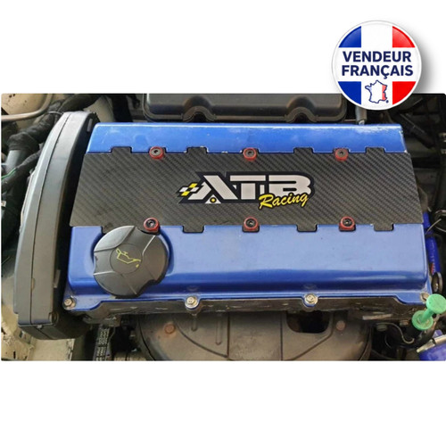 Cache bobine carbone moteur - cache,