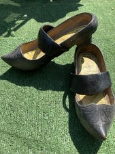 Antico zoccoli sabot in legno