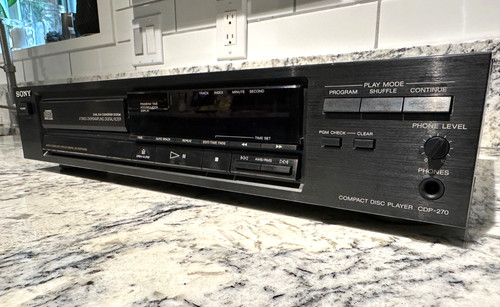 Sony cdp 270 vintage 1989 - sony, cdp-270