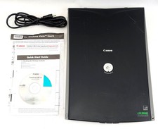 Canon CanoScan scanner di immagini a colori piano LiDE25 con disco driver e cavi USB
