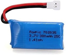 Batteria LiPo 3.7V 380mAh per