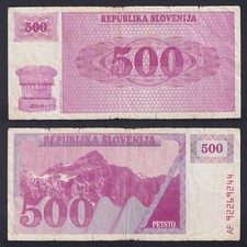 Banconota Slovenia 500