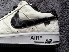 Sneakers Louis Vuitton x Nike - Air Force 1 Black & White 41 (43) US 8 (scarpe)