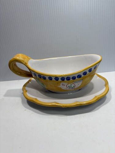 Solimene vietri gravy boat - vietri,