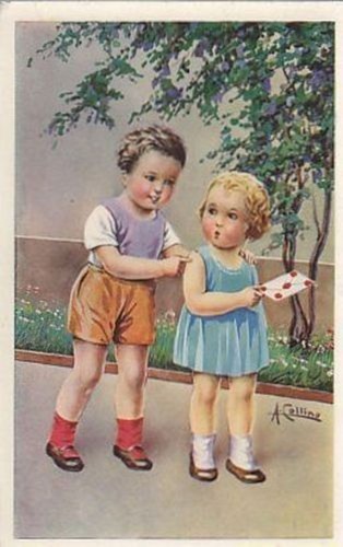 Collino bambini cartolina - collino,