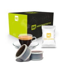 100 Cialde Capsule Caffè Compatibili Lavazza Espresso Point Miscela Puro Arabica