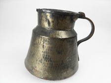 Brocca Caraffa in Rame antica lavorata a mano Martellato acqua the D’epoca