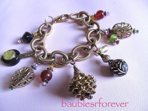 Bracciale vintage tono oro - vintage,