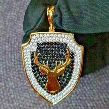 Ciondolo hip-hop 2,02 ct tondo