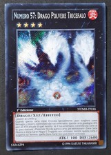 NUMERO 57 DRAGO POLVERE TRICEFALO Rara Segreta in Italiano VG NUMH-IT030 YUGIOH