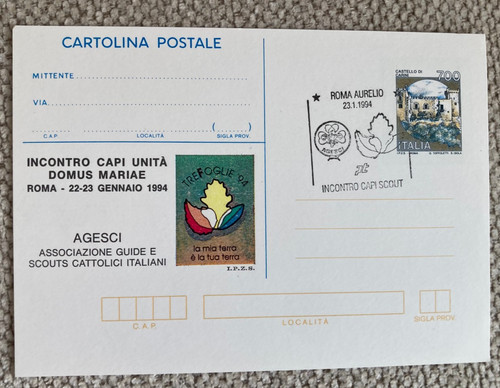 Agesci scout cartolina postale - scout,