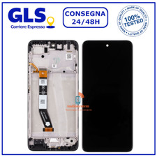 DISPLAY LCD TOUCH SCREEN +FRAME per MOTOROLA MOTO G14 XT2341 SCHERMO VETRO NERO