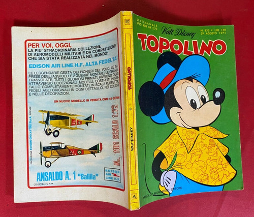 Topolino 822 - n.822, (29-8-1971)