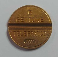 Gettone telefonico con - gettone,