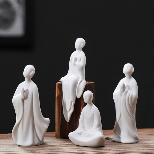 Mini statua buddha - statua, ceramica