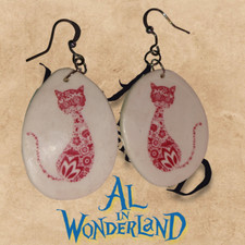 Orecchini Gatti con cuori in