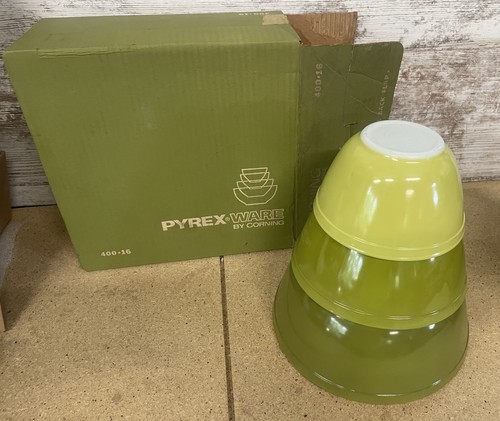 Vintage pyrex verde ciotola - verde, di