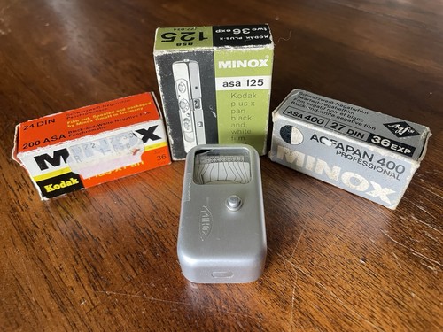 Scatole pellicola minox - scatole,