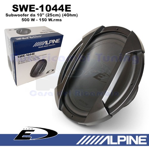 Subwoofer alpine swe 1044e - subwoofer, swe-1044e