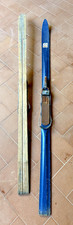 Coppia di sci in legno anni 40/50 marca S.A.R. Persenico - Nordpol cm 190