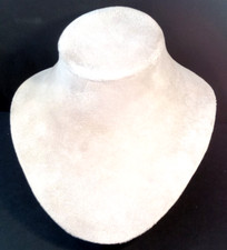 ESPOSITORE PER PREZIOSI / GIOIELLI DA VETRINA-A FORMA DI COLLO-BUSTO DA BANCO -