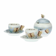 ThunSet 2 tazzine caffè e zuccheriera Pioggia di colori porcellana originale